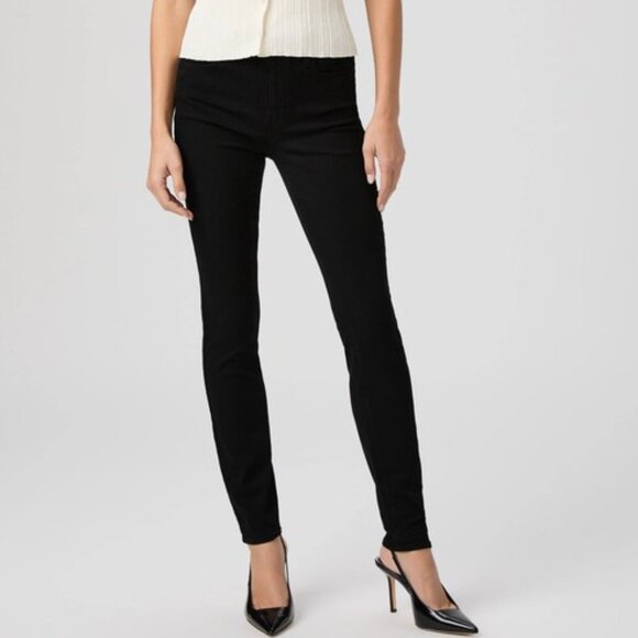 PAIGE Hoxton Black Ultra Skinny Jeans size 26 - Picture 1 of 5